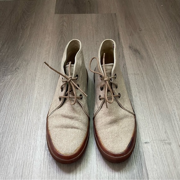 Superga Tan Chukka Boots with Minimalist Design - Picture 1 of 6